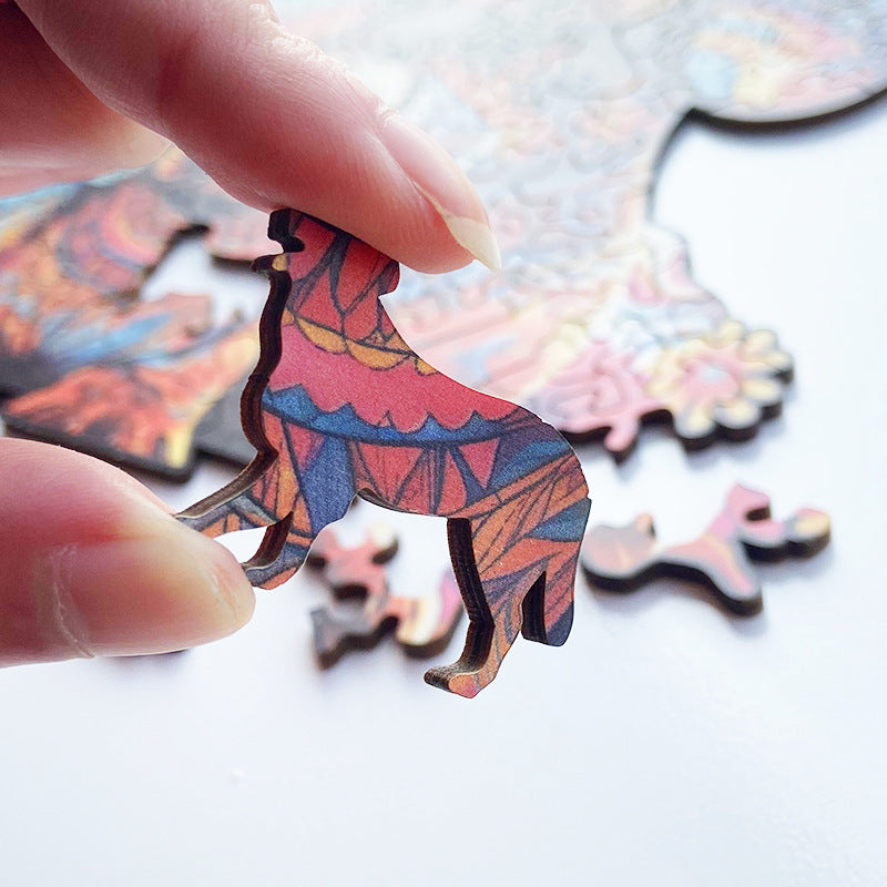 Wise Owl's Wisdom - Wooden Jigsaw Puzzle