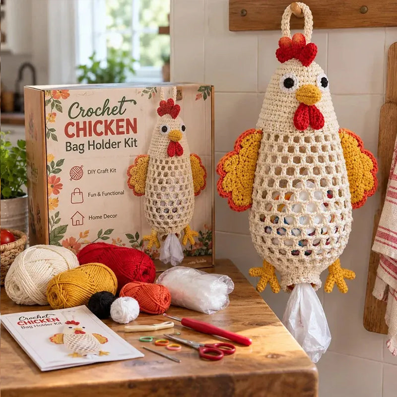 Funfany Crochet Animal Bag Holder DIY Kit